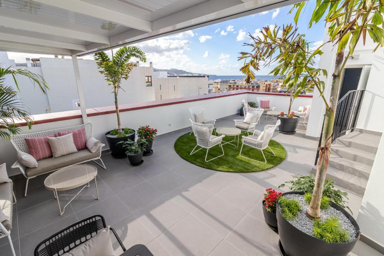 Flatguest Viriato - Wifi - Ac - Terraza Compartida Lejlighed Las Palmas de Gran Canaria Eksteriør billede